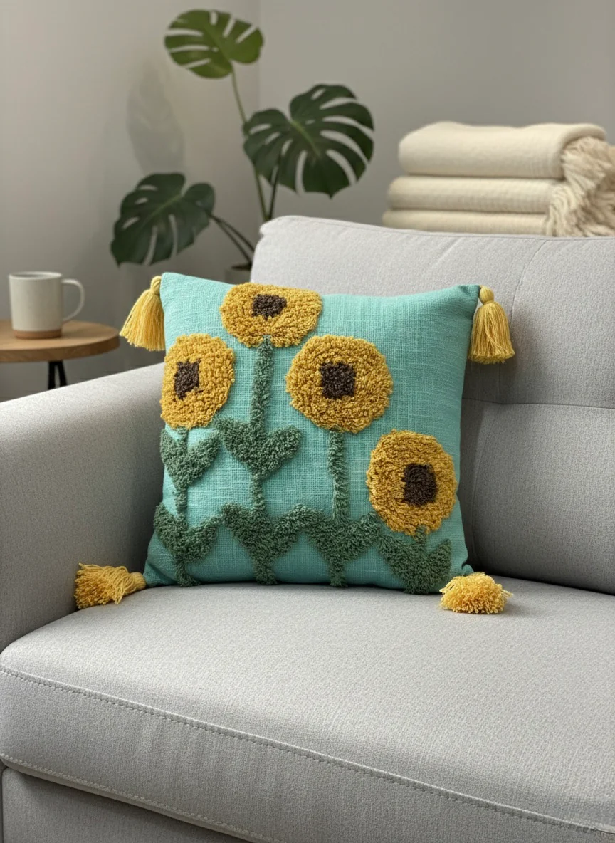 Tufted Cushion Covers 16*16